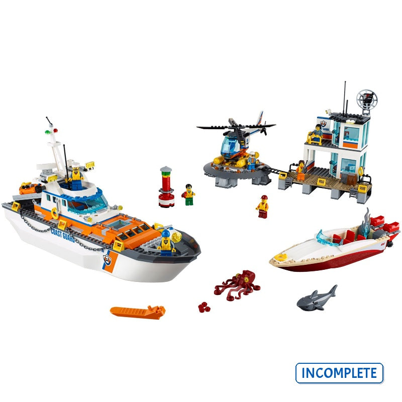 60167 Coast Guard Head Quarters (Incomplete Pre-Owned, Read Details)