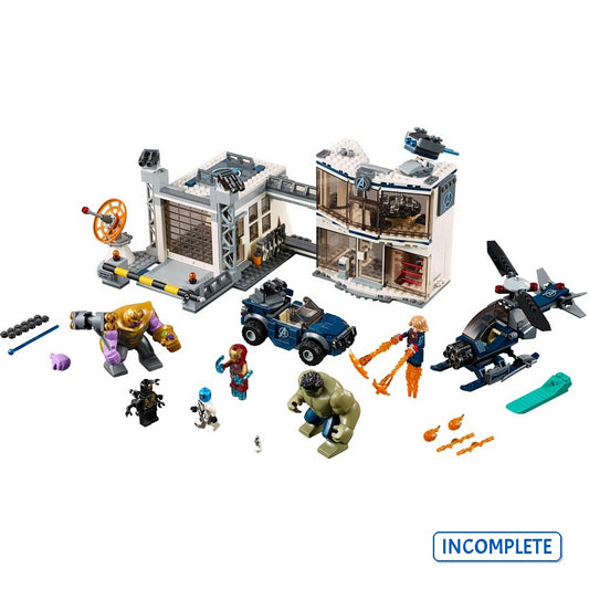 76131 Avengers Compound Battle (Incomplete Pre-Owned, Read Details)
