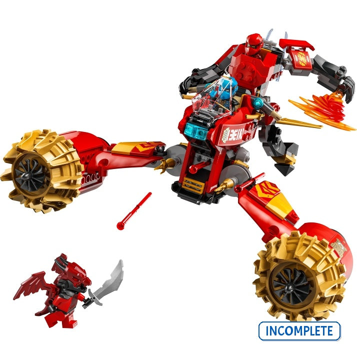 71830 Kai's Mech Storm Rider (Incomplete Pre-Owned, Read Details)