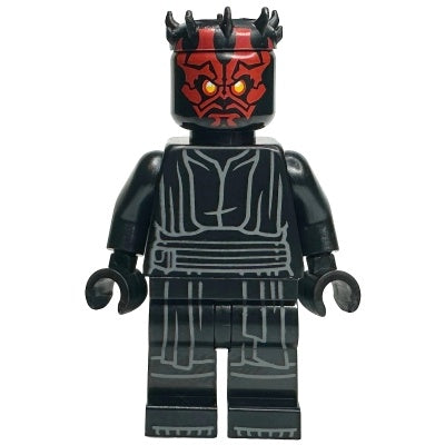sw1333 Darth Maul - Horns, Printed Legs, Closed Mouth