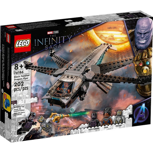 76186 Black Panther Dragon Flyer (Retired New-In-Box)