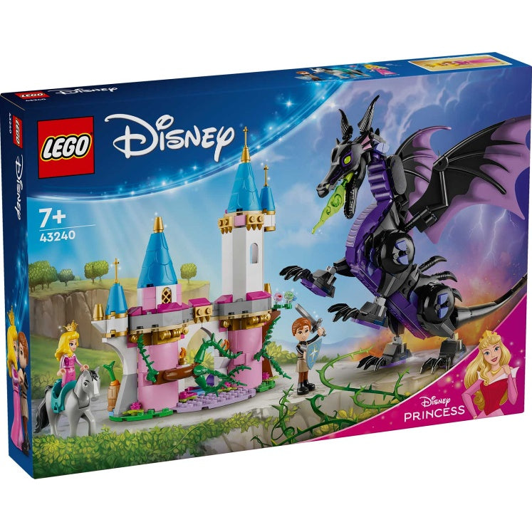 43240 Maleficent's Dragon Form and Aurora's Castle (Retired New-In-Box)
