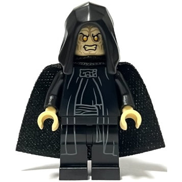 sw1263 Emperor Palpatine - Spongy Cape, Hood Basic, Yellow Eyes