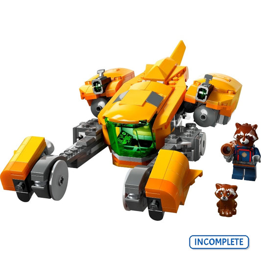 76254 Baby Rocket's Ship (Wrong Rocket Fig) (Incomplete Pre-Owned, Read Details)