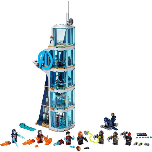 76166 Avengers Tower Battle (Pre-Owned)