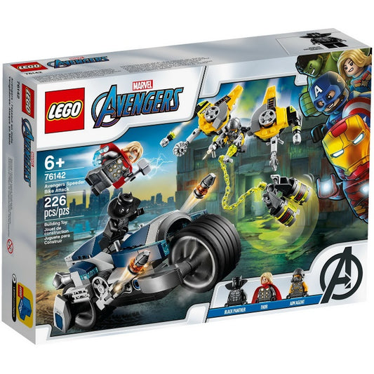 76142 Avengers Speeder Bike Attack (Retired New-In-Box)