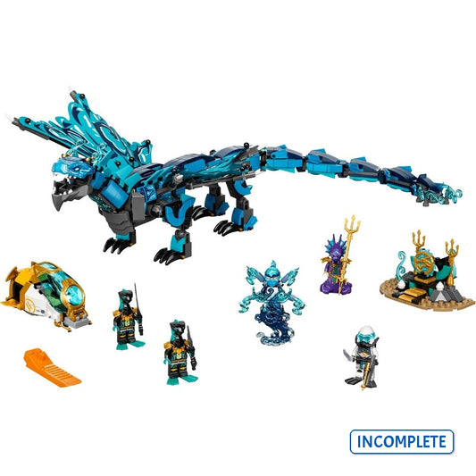 71754 Water Dragon (Incomplete Pre-Owned, Read Details)