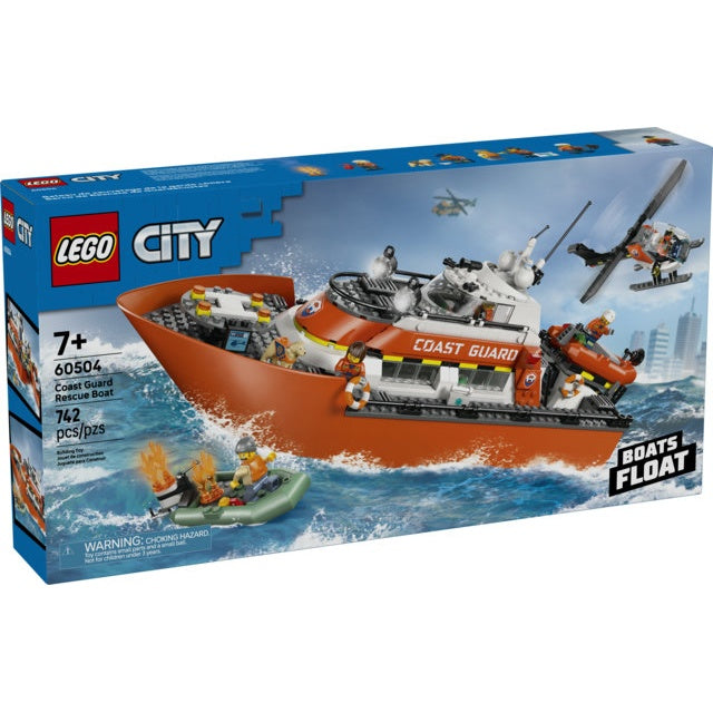 60504 Coast Guard Rescue Boat & Helicopter