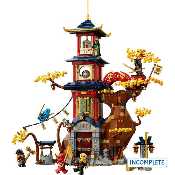 71795 Temple of the Dragon Energy Cores (Incomplete Pre-Owned, Read Details)