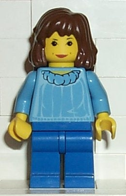 hp001 Hermione Granger - Medium Blue Torso, Blue Legs