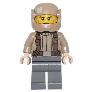 sw0720 Resistance Trooper - Dark Tan Jacket, Frown, Cheek Lines