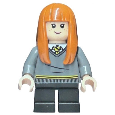 hp149b Susan Bones - Hufflepuff Sweater, Black Short Legs, Hard Plastic Hair