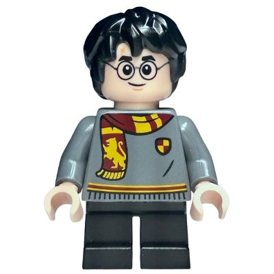 hp519 Harry Potter - Gryffindor Sweater and Scarf, Black Short Legs