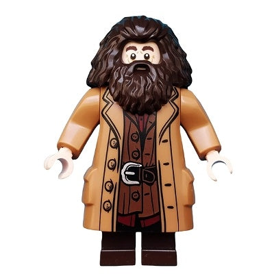 hp144 Rubeus Hagrid - Medium Nougat Topcoat with Buttons