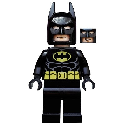tlm082 Batman - Black Suit with Yellow Belt and Crest (Type 2 Cowl, No Cape)