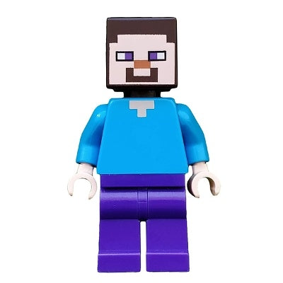 min009 Steve (Light Nougat) - Dark Purple Legs