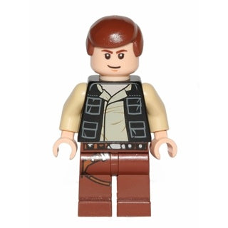 sw0451 Han Solo, Reddish Brown Legs with Holster Pattern, Vest with Pockets
