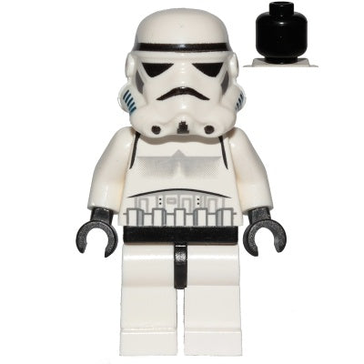 sw0036b Imperial Stormtrooper - Black Head, Solid Mouth Helmet