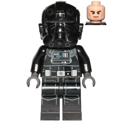 sw1138 Imperial TIE Fighter Pilot - Light Nougat Head, Frown