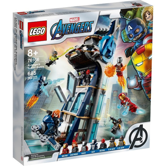 76166 Avengers Tower Battle (Retired New-In-Box)