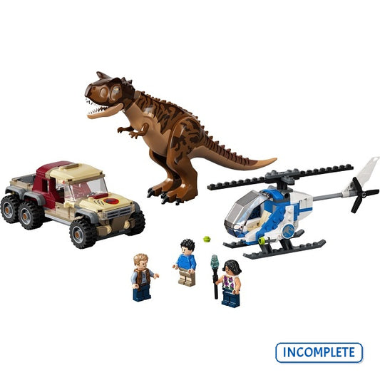 76941 Carnotaurus Dinosaur Chase (Incomplete Pre-Owned, Read Details)