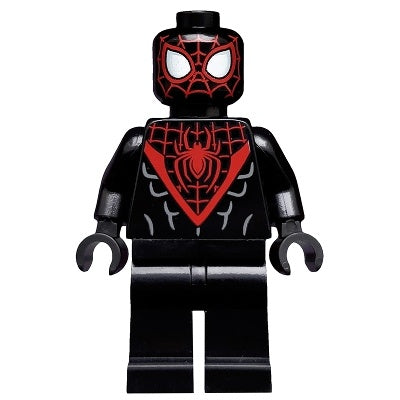 sh0540 Spider-Man (Miles Morales) - Red Webbing on Head, Black Hands