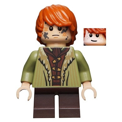 lor100 Bain Son of Bard - Coat with Fur Trim