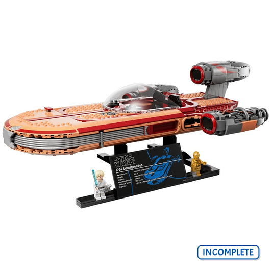 75341 Luke Skywalker's Landspeeder - UCS (No Figs) (Incomplete Pre-Owned, Read Details)