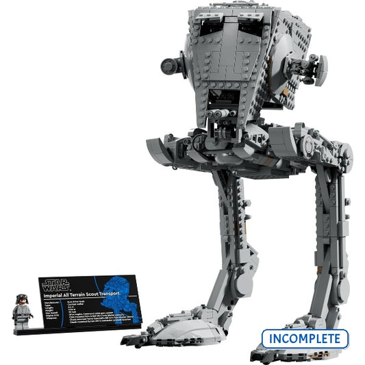 75417 AT-ST Walker - UCS (Incomplete Pre-Owned, Read Details)