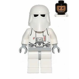 sw0463 Snowtrooper, Light Bluish Gray Hips, Light Bluish Gray Hands, Printed Head, Torso Back Printing