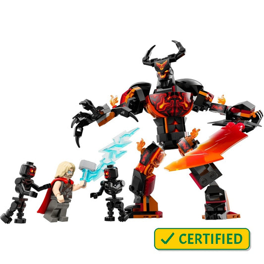 76289 Thor Vs. Surtur Construction Figure (Certified Pre-Owned)