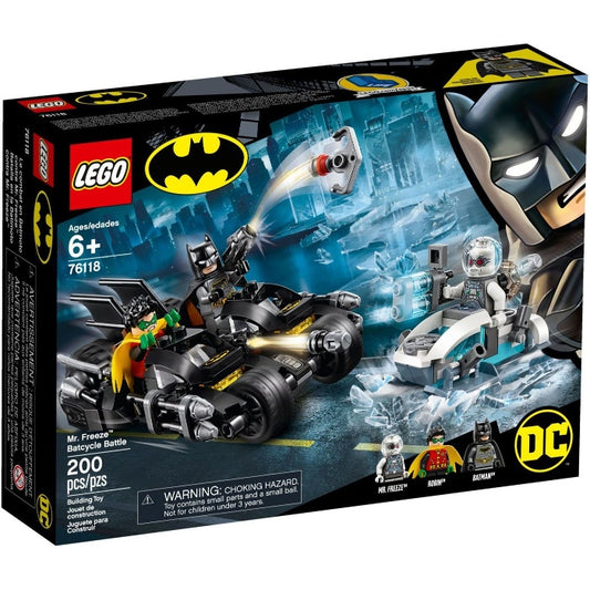 76118 Mr. Freeze Batcycle Battle (Retired New-In-Box)