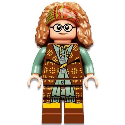 hp332 Professor Sybill Trelawney - Reddish Brown and Sand Green Robes
