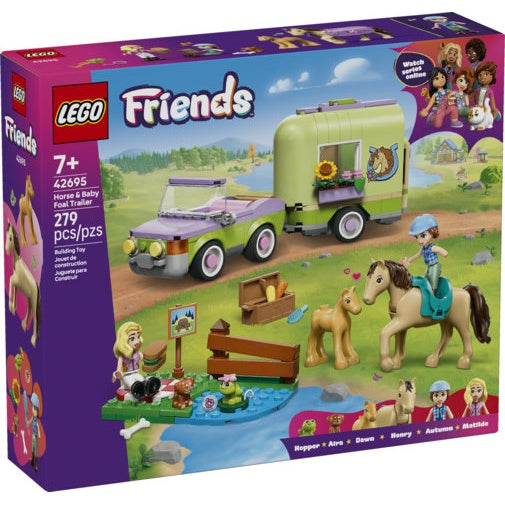 42695 Horse & Baby Foal Trailer