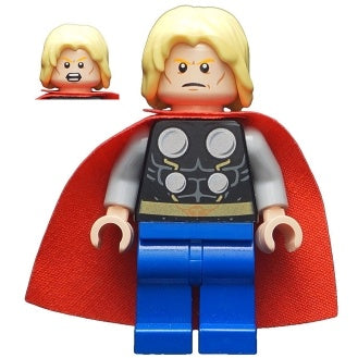 sh0098 Thor - Starched Fabric Cape, Blue Legs