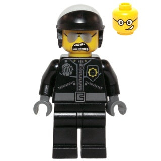 tlm098 Bad Cop - Head with Crooked Smile