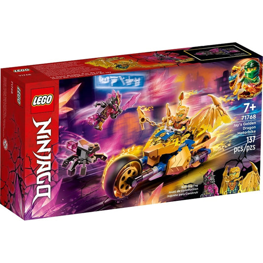 71768 Jay's Golden Dragon Motorbike (Retired New-In-Box)