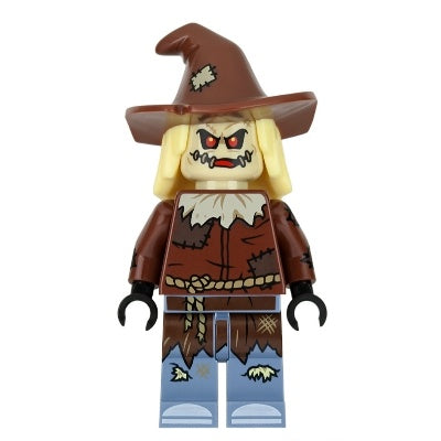 sh0391 Scarecrow, Reddish Brown Floppy Hat