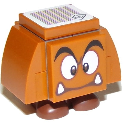 mar0023 Goomba (Dark Bluish Gray Interior Pieces) - Neutral