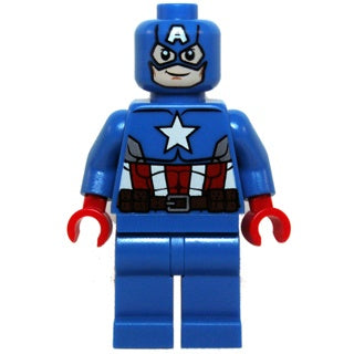 sh0106 Captain America - Blue Suit, Red Hands, Mask