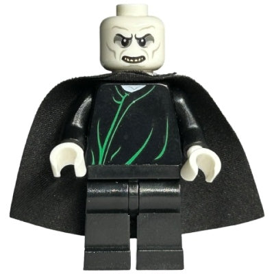 dim037 Lord Voldemort - White Head, Black Cape, Green Robe Lines