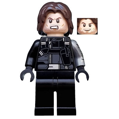 sh0257 Winter Soldier - Dark Brown Hair, Black Hands