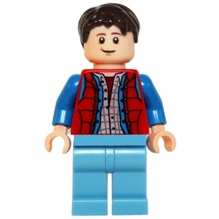 idea001 Marty Mcfly - Red Puffy Vest, Blue Arms
