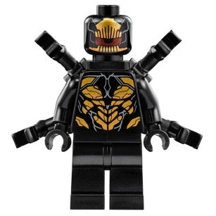 sh0505 Outrider - Extended Arms, Torso with Long Dark Bluish Gray Tips at Neck