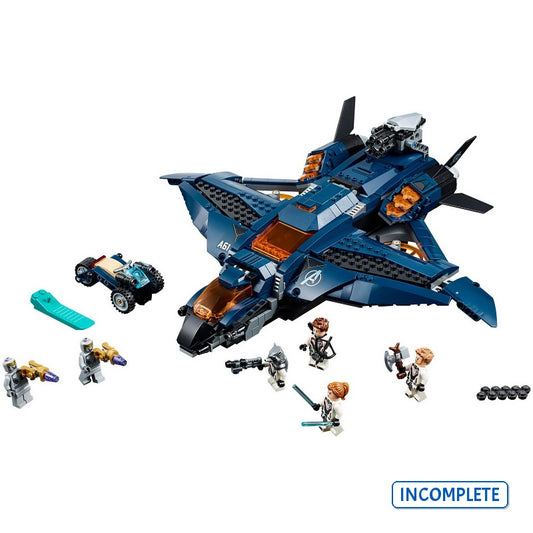 76126 Avengers Ultimate Quinjet (Incomplete Pre-Owned, Read Details)