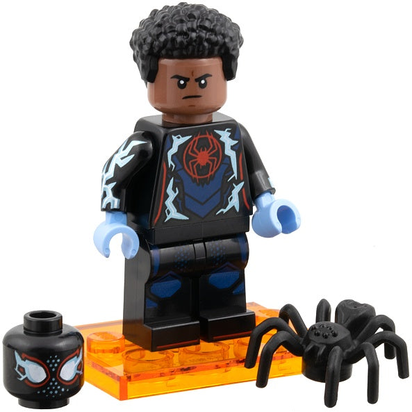 colspi-1 Miles Morales/Spider-Man, Spider-Man Across the Spider-Verse (Complete Set with Stand and Accessories)