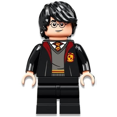 hp333 Harry Potter - Gryffindor Robe Open, Black Medium Legs