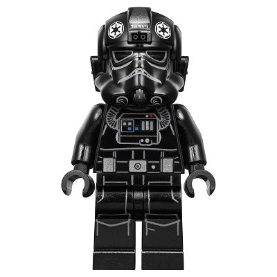 sw0926 Imperial TIE Fighter Pilot - Light Nougat Head, Scowl, White Insignia on Helmet