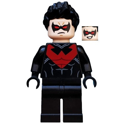 sh0085 Nightwing - Red Eye Holes and Chest Symbol