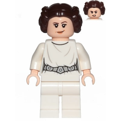 sw0994 Princess Leia (White Dress, Detailed Belt, Crooked Smile)
